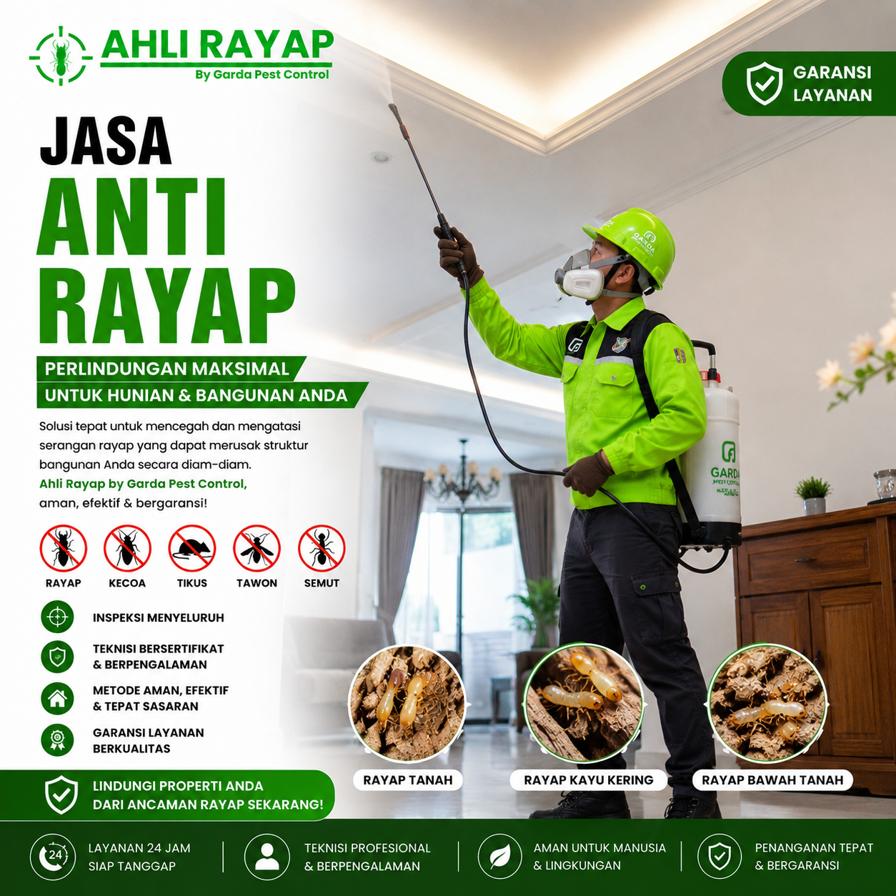 Perlindungan Optimal: Jasa Pembasmi Rayap untuk Gedung Komersil Bandung