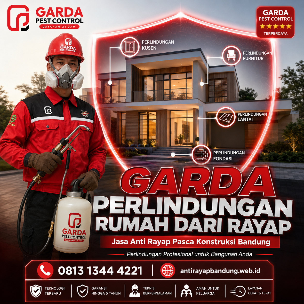 Jasa Anti Rayap di Bandung Kualitas Premium