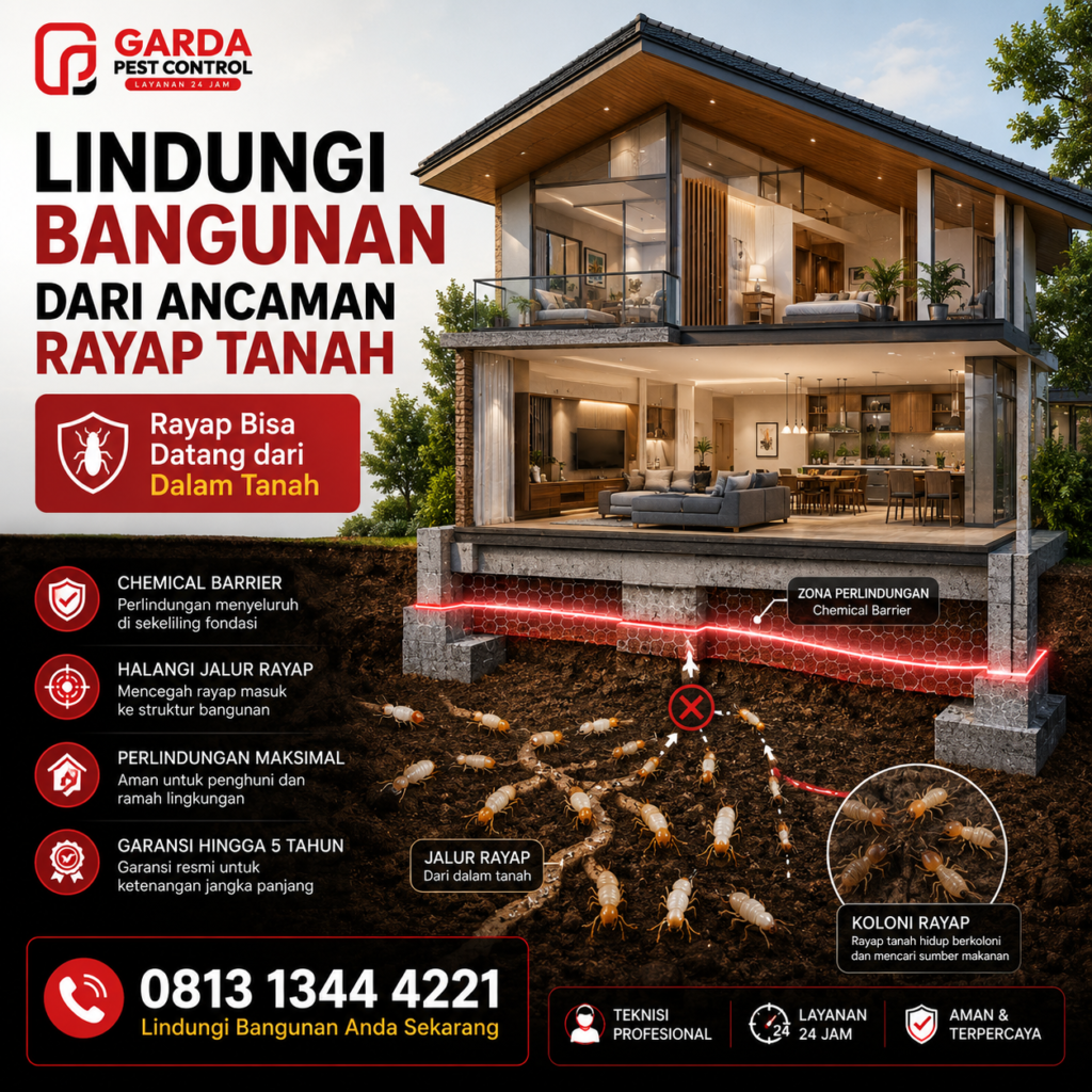 Jasa Anti Rayap di Bandung Kualitas Premium