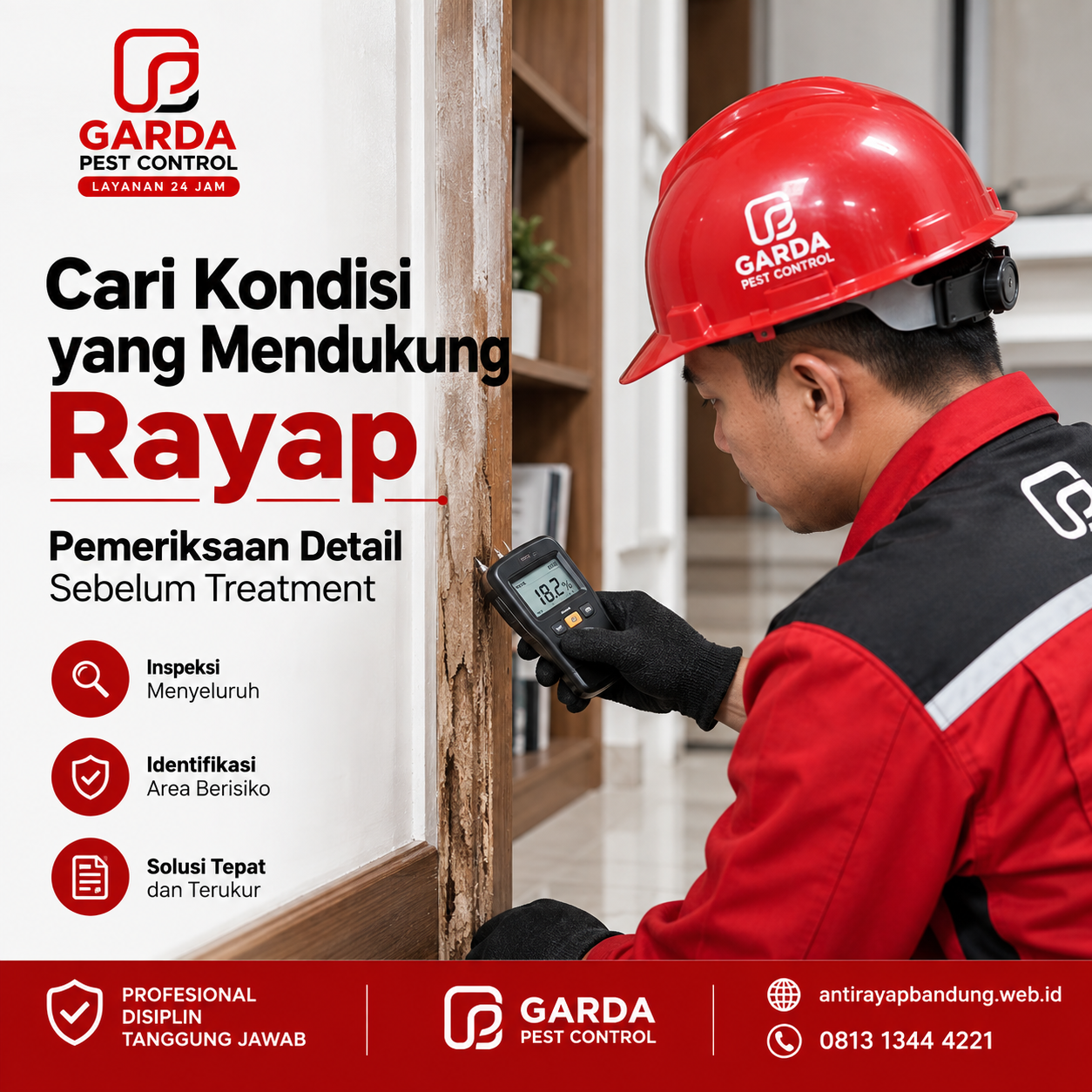 Rincian Biaya Jasa Anti Rayap per Meter Bandung Terbaru dan Perhitungannya