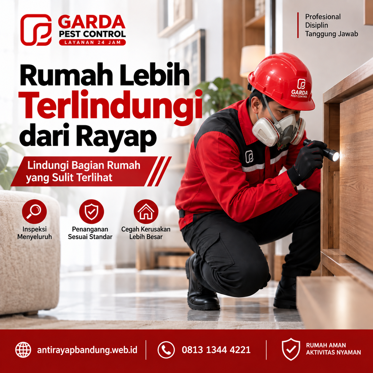 Rincian Biaya Jasa Anti Rayap per Meter Bandung Terbaru dan Perhitungannya